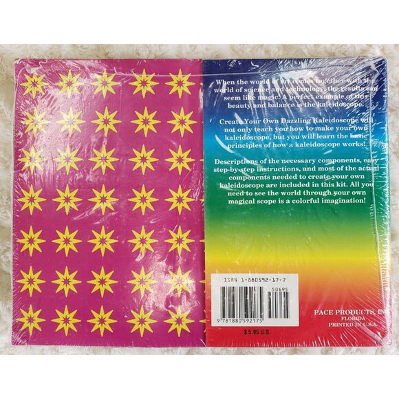 Kaleidoscope Making Kit DIY Prismatic Craft Book Set Science Pace Products Vtg - Picture 9 of 12